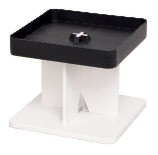 acquista Table basse moderne 40x40x33,5 cm en polypropylène rigide noir