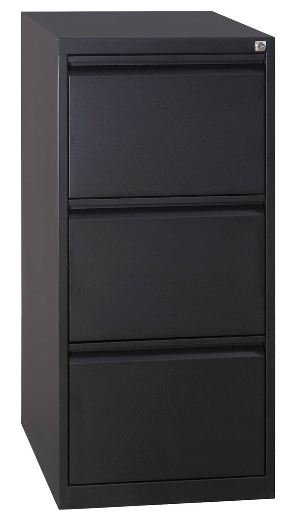 prezzo Classeur 3 tiroirs 46x62x101,2 cm en métal noir