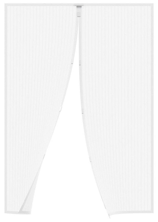 prezzo Rideau Moustiquaire Magnétique 18 Aimants 100x220 cm pour Portes et Fenêtres Blanc