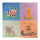 Tapis Puzzle pour Enfants 4 Pièces 60x60 cm Ours Multicolore
