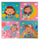 Tapis Puzzle pour Enfants 4 Pièces 60x60 cm Smile Multicolore