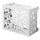 Housse de climatiseur 86x44x68 cm en aluminium Glam M blanc