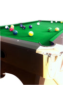 Tavolo da Biliardo Professionale Panno Verde 188x96 cm Lanzoni 7 Piedi Green Season-2
