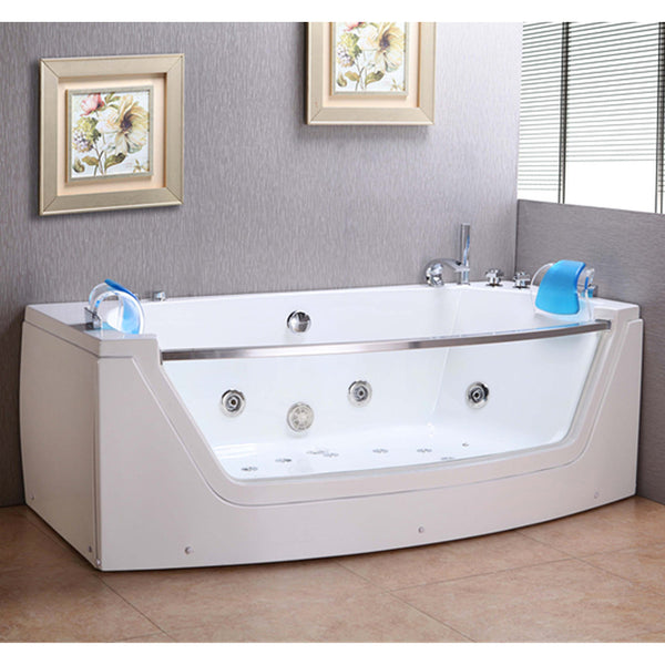 Baignoire d'hydromassage rectangulaire 180X90 cm Carnelli Privilage sconto