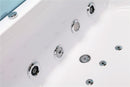 Vasca da Bagno Idromassaggio Rettangolare 180X90 cm Carnelli Privilage-3