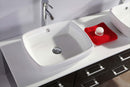 Mobile Bagno Sospeso 150 cm Prince Carnelli Nero-3