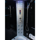 Box Doccia Idromassaggio Angolare 130x130 cm 6 Idrogetti Carnelli Milan Bianca-2