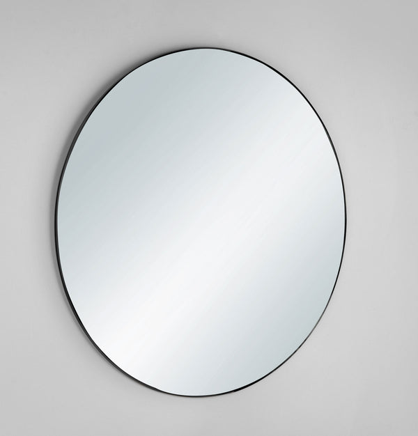 sconto Specchio da Parete 50x50x1 cm in Metallo Mila Nero
