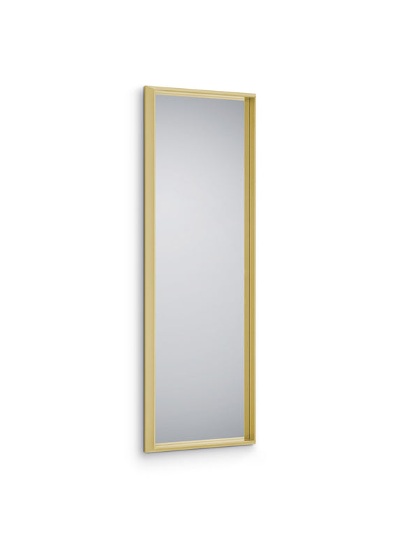 prezzo Specchio da Parete 50x150x6 cm in Legno Abbie Oro