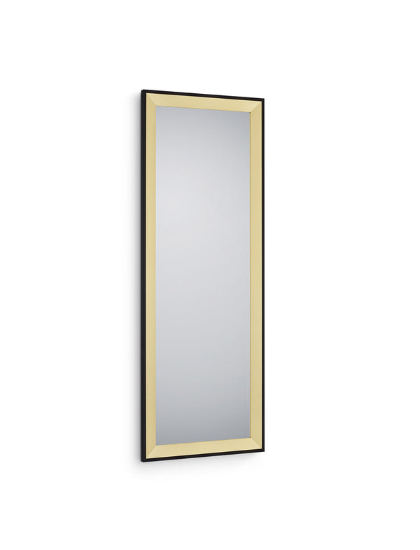 online Specchio da Parete 50x150x2,7 cm in Legno Branda Nero oro