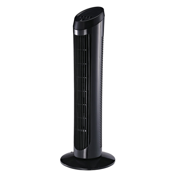 Ventilateur Colonne Oscillant 45W 27x27x75 cm WindPlus Noir online
