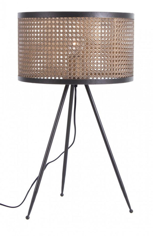 Lampe de table Ø35x60 cm avec trépied en acier sconto