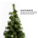 Albero di Natale Artificiale 150 cm 229 Rami Verde -5
