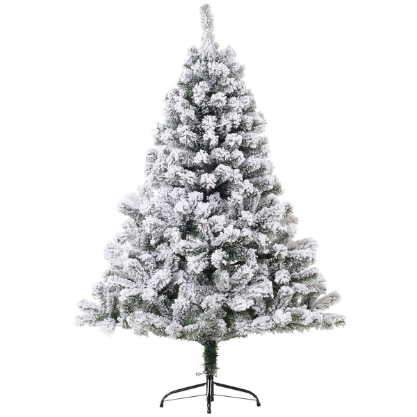 sconto Sapin de Noël artificiel recouvert de neige 140 cm 400 branches vert