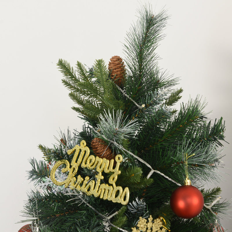 Albero di Natale Artificiale Innevato 150 cm 770 Rami con Pigne  Pino Verde-6