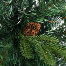 Albero di Natale Artificiale Innevato 180 cm 1077 Rami con Pigne  Pino Verde-10