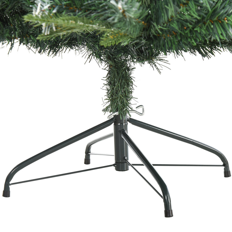 Albero di Natale Artificiale Innevato 180 cm 1077 Rami con Pigne  Pino Verde-8