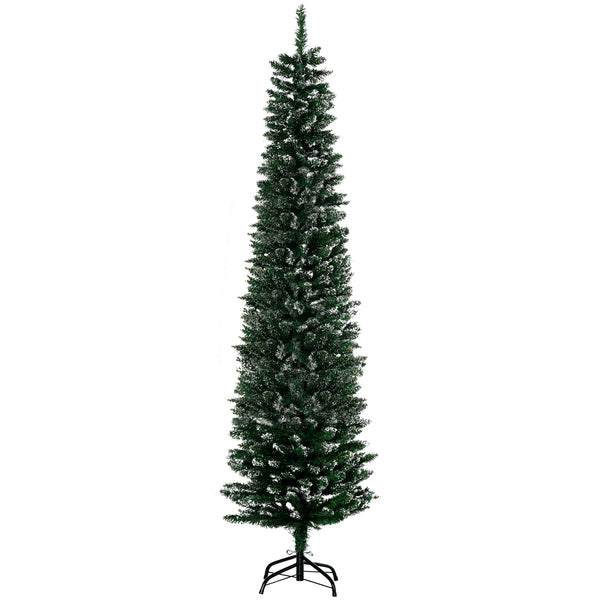 acquista Sapin de Noël artificiel recouvert de neige 195 cm 570 branches vertes