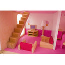 Casa delle Bambole per Bambini a 2 Piani in Legno Trudi Rosa-4