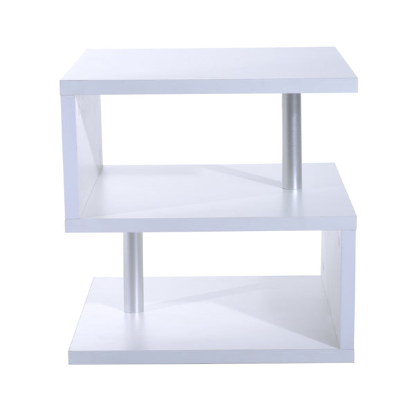 acquista Table basse en bois blanc 50x50x50 cm