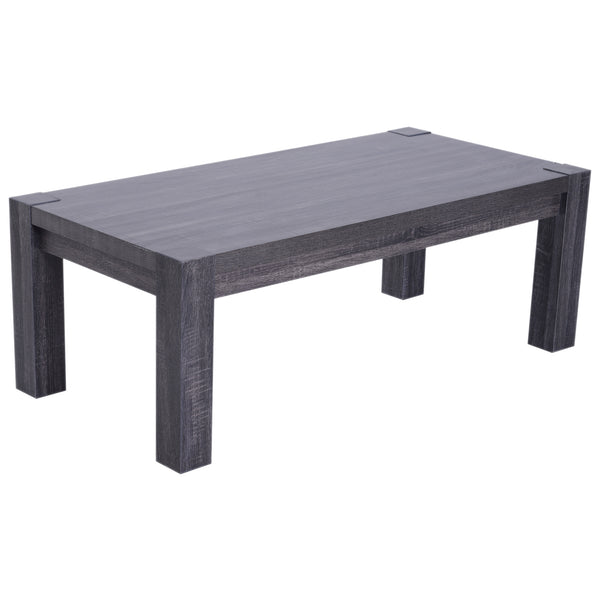 Table Basse Design Moderne en Bois Noir 120x59x45 cm sconto