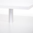 Tavolino Basso 90x60x42 cm in Truciolato Bianco-8