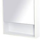 Specchio Armadietto da Bagno Pensile Bianco 50x90x12 cm -10