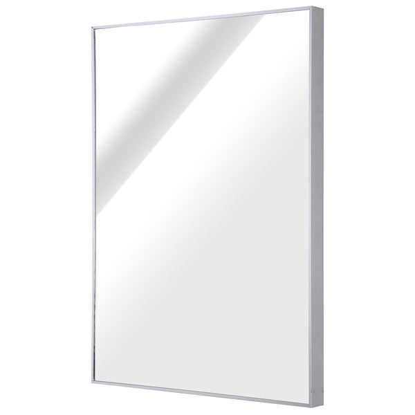 Miroir de salle de bain argent 60x80 cm online