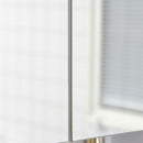 Pensile da Bagno con Specchio 2 Ante 60x15x75 cm in MDF Bianco-8