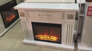 Camino Elettrico da Pavimento 88,3x108,7x29 cm Effetto Fiamma 1500W Praga & Lorance