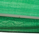 Tendostruttura Impermeabile 3x6m in Acciaio e PE con Pannelli Rimovibili Verde -8