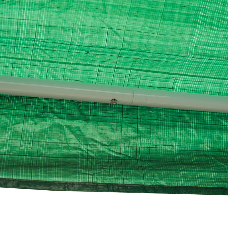 Tendostruttura Impermeabile 3x6m in Acciaio e PE con Pannelli Rimovibili Verde -8