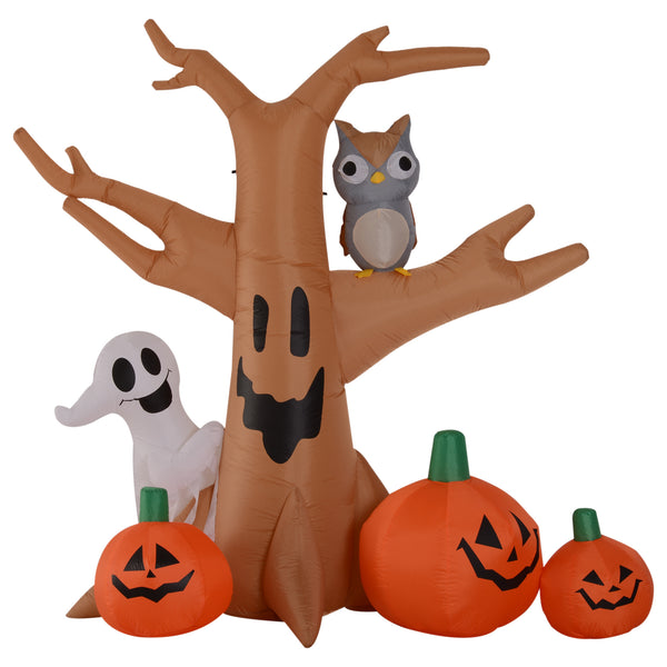 online Décoration d'Halloween Sapin Gonflable avec Citrouilles