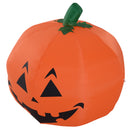 Zucca Gonfiabile per Halloween con Luci LED Arancione 120 cm -4
