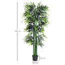 Pianta Artificiale di Bambù H180 con Vaso Verde-3
