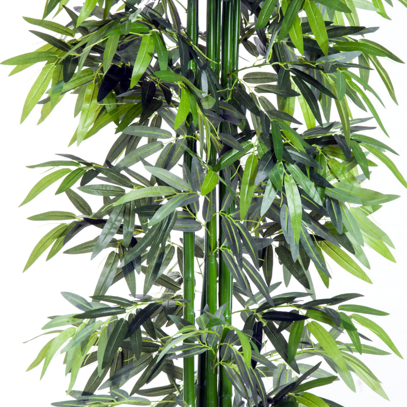 Pianta Artificiale di Bambù H180 con Vaso Verde-9