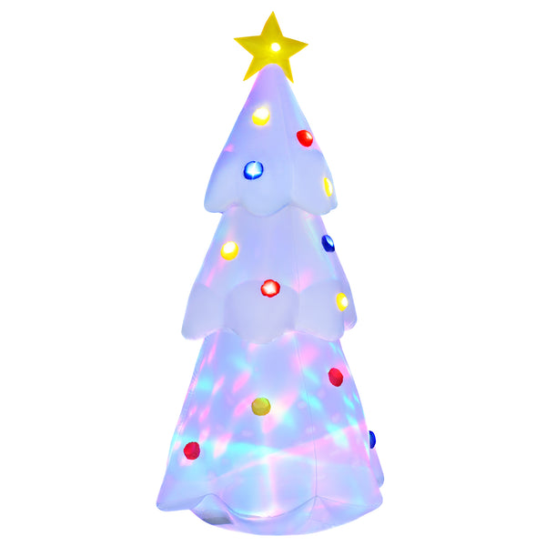 online Sapin de Noël gonflable H245 cm avec lumières LED blanches