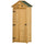 Jardin Box House pour Outils 77x54,2x179 cm en Bois Imperméable Jaune