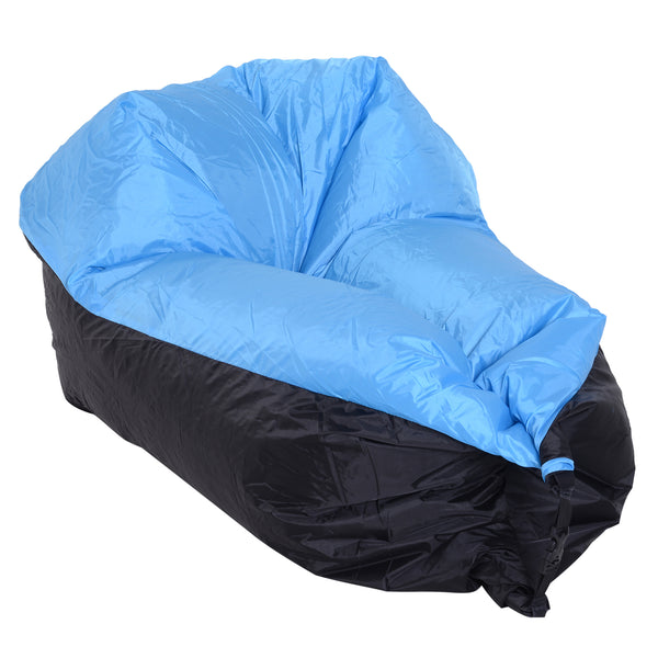 acquista Chaise longue gonflable Air Sofa sans pompe Bleu 105x70x62 cm