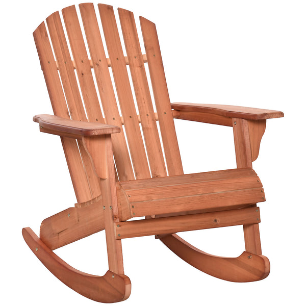 prezzo Rocking Chair avec Accoudoirs 77x94x97 cm en Bois