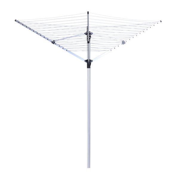 Parapluie Pliant Extérieur Corde à Linge Hauteur Réglable en Aluminium 138x138x195 cm online