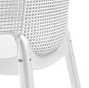 Set 6 Sedie da Giardino 61x54x79h cm Elisa Chair Bianco-7