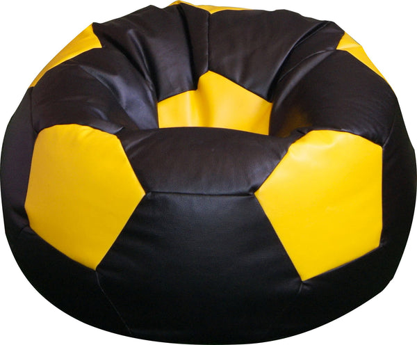 Pouf Pouf Ø100 cm en Baselli Ballon de Football Noir et Jaune online