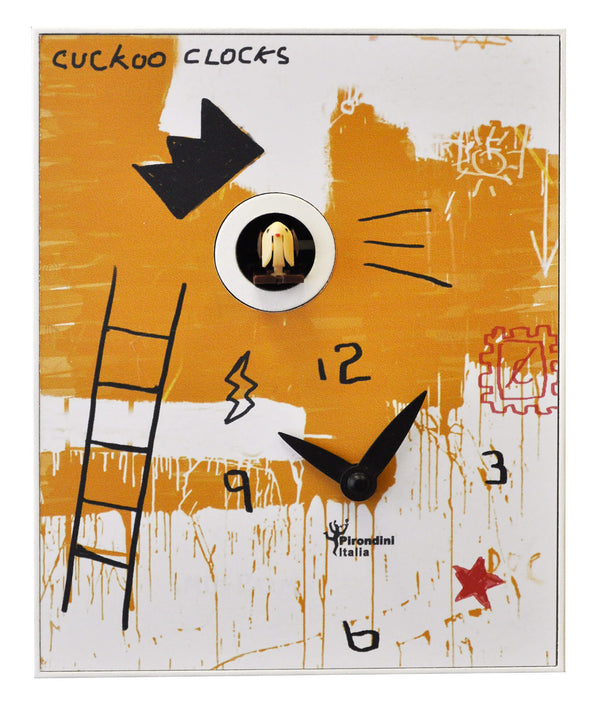 Horloge Coucou Murale 16,5x20x10cm Pirondini Italia D'Apres Basquiat online