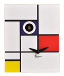 Orologio a Cucù da Parete 16,5x20x10cm Pirondini Italia D'Apres Mondrian-1
