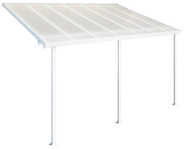 Pergola de jardin en aluminium 3x4,25m Onduline Emilia Blanc/Blanc prezzo