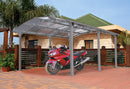 Box Auto da Esterno in Alluminio 362x502cm H242cm Onduline Carport Siena-4