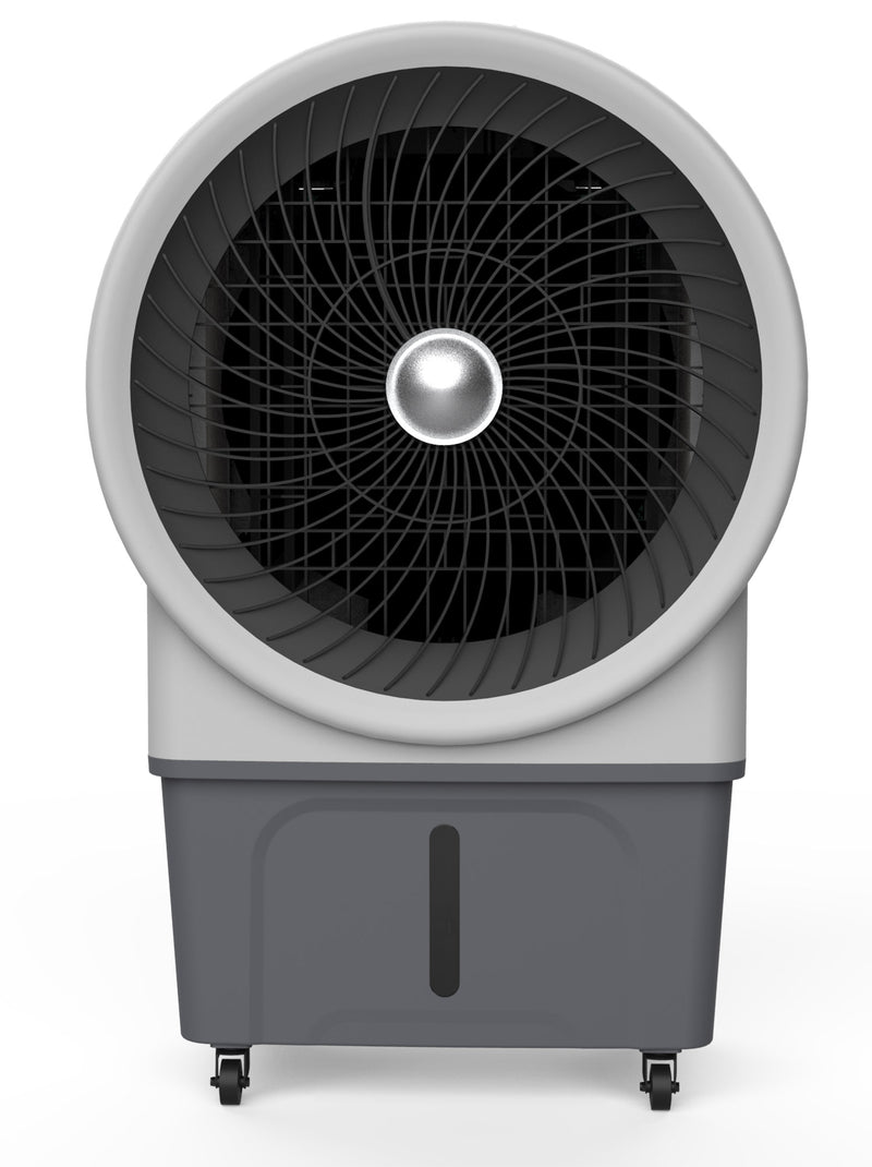 Raffrescatore Ventilatore per Grandi Ambienti con Ghiaccio o Acqua 250W Moel 9100 Turbo Cooler-1
