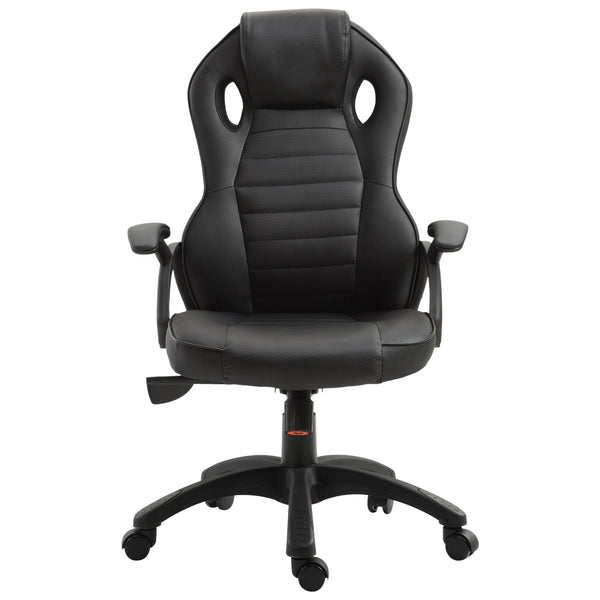 prezzo Chaise de jeu ergonomique en similicuir noir ajustable