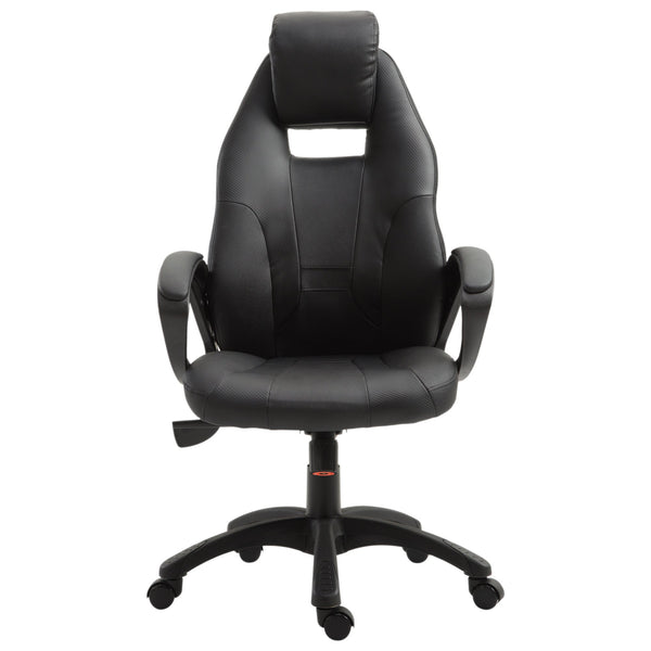 Chaise de jeu ergonomique pivotante noire réglable en hauteur prezzo
